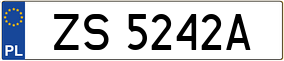 Truck License Plate